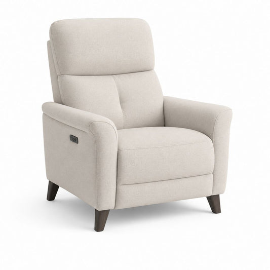 Elektrischer Relaxsessel Beige Polyester mit Liegefunktion 84 x 92 x 104 cm